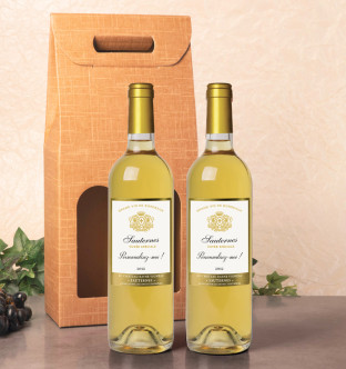 Coffret 2 Sauternes Personnalisé 2012