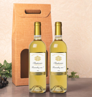 Coffret 2 Sauternes Personnalisé 2014