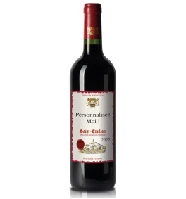 Saint-Emilion AOC 2022 personnalisé