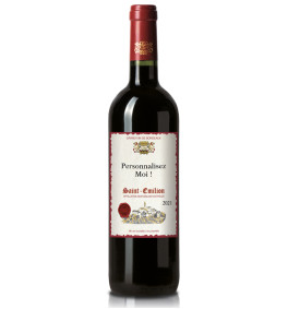 Saint-Emilion AOC 2021 personnalisé