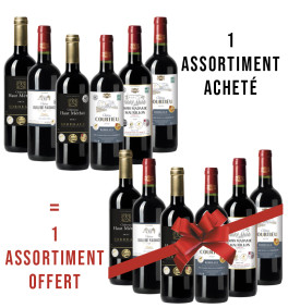 1 assortiment acheté + 1 offert